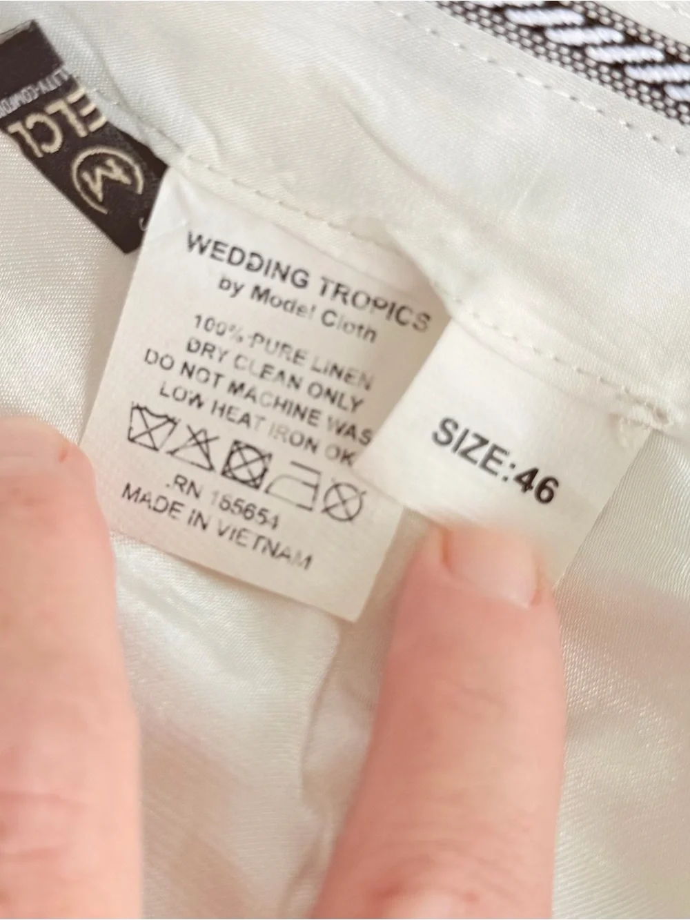 100% Lined Linen Suit